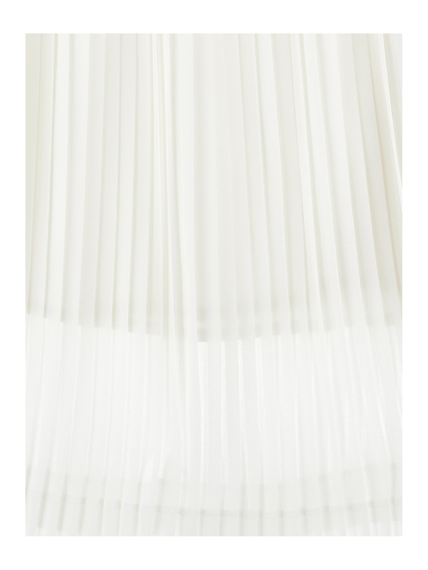 Philosophy White Pleated Skirt