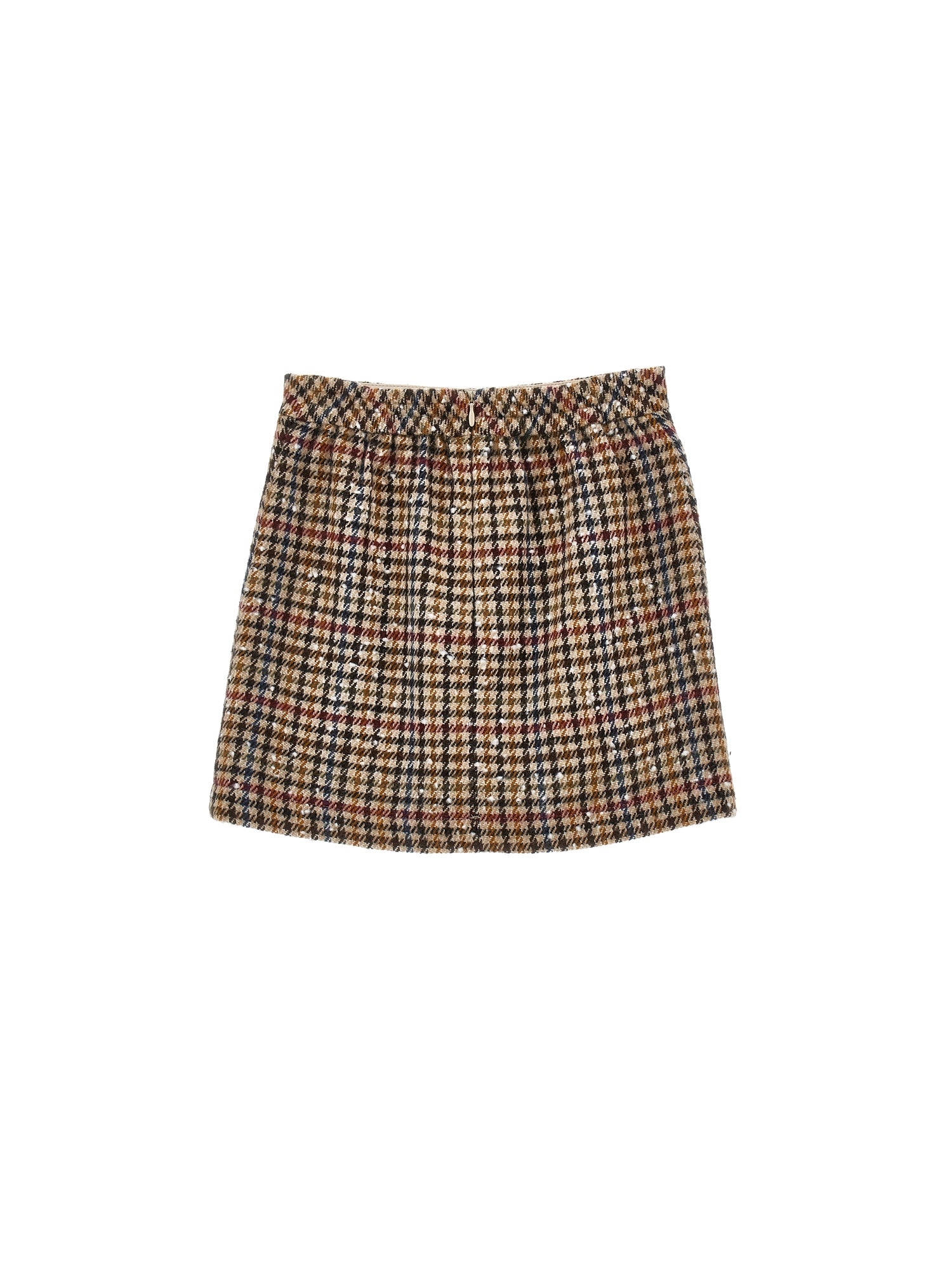 Philosophy Girls Multicolor Houndstooth Long Skirt