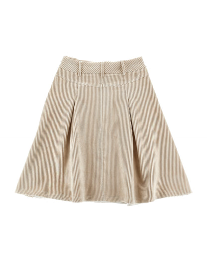 Philosophy Girls Caramello Midi Cord Skirt