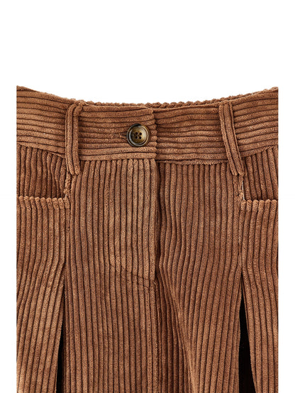 Philosophy Girls Caramello Midi Cord Skirt