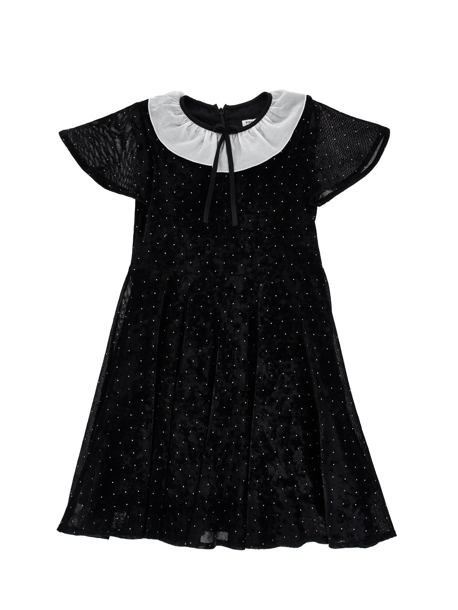 Philosophy Girls Black Velvet Dress