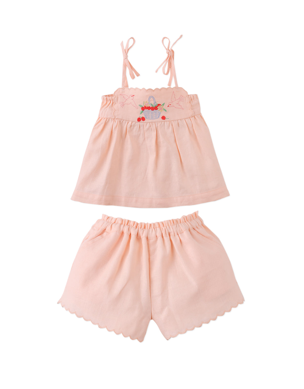 Gingersnaps Baby Hinata Embroidered Empire Set