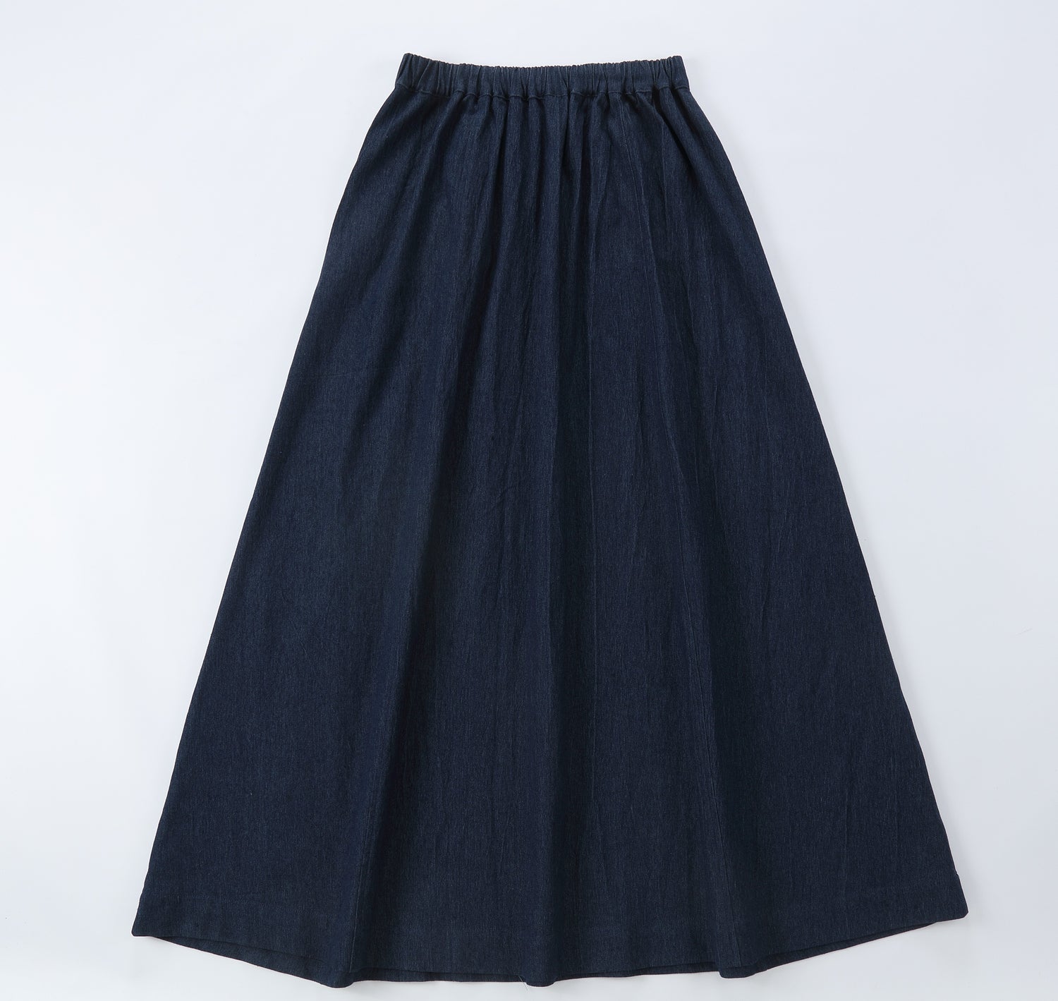 Duet Dark Denim Elastic Waist Skirt