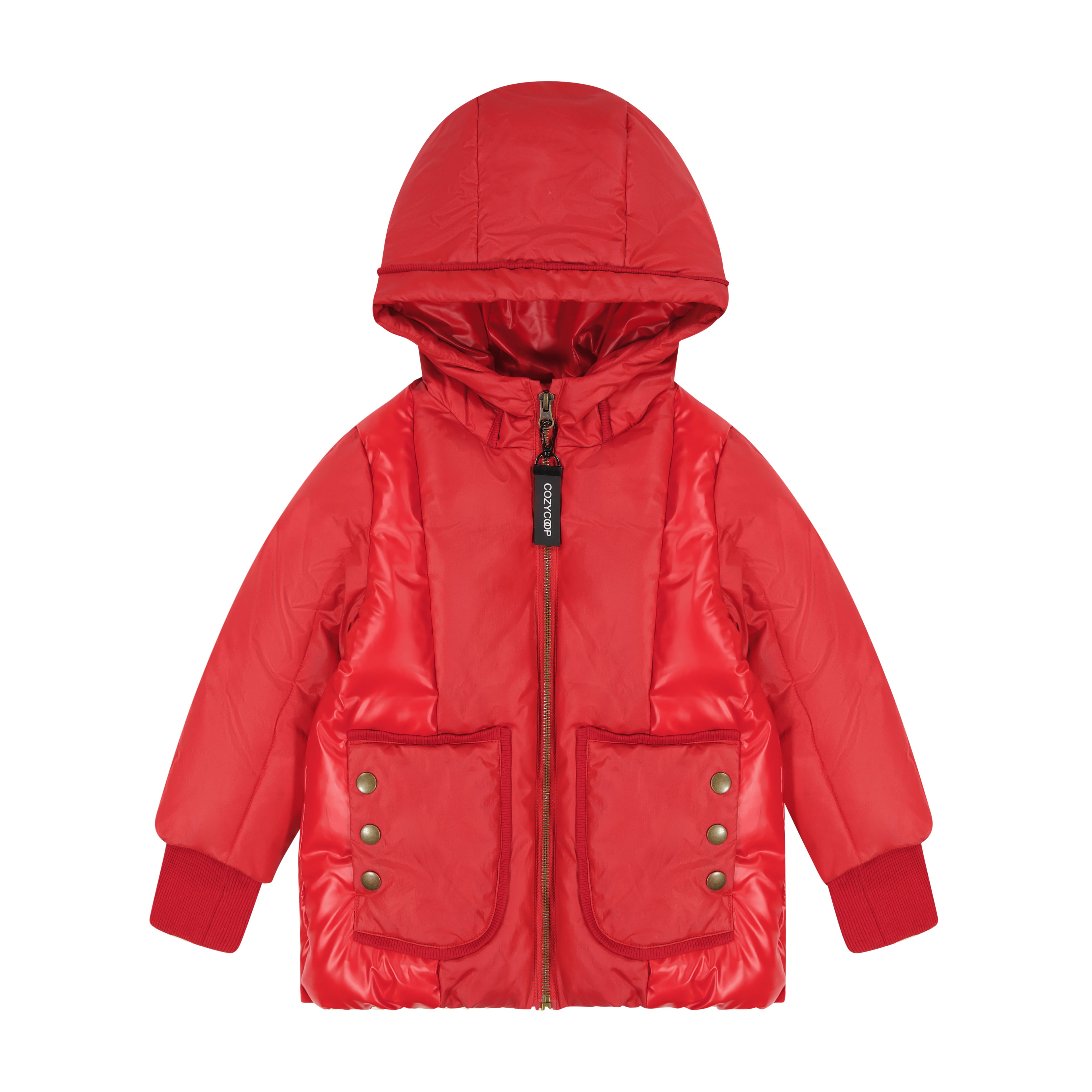 Cozy Coop Red Panel Coat