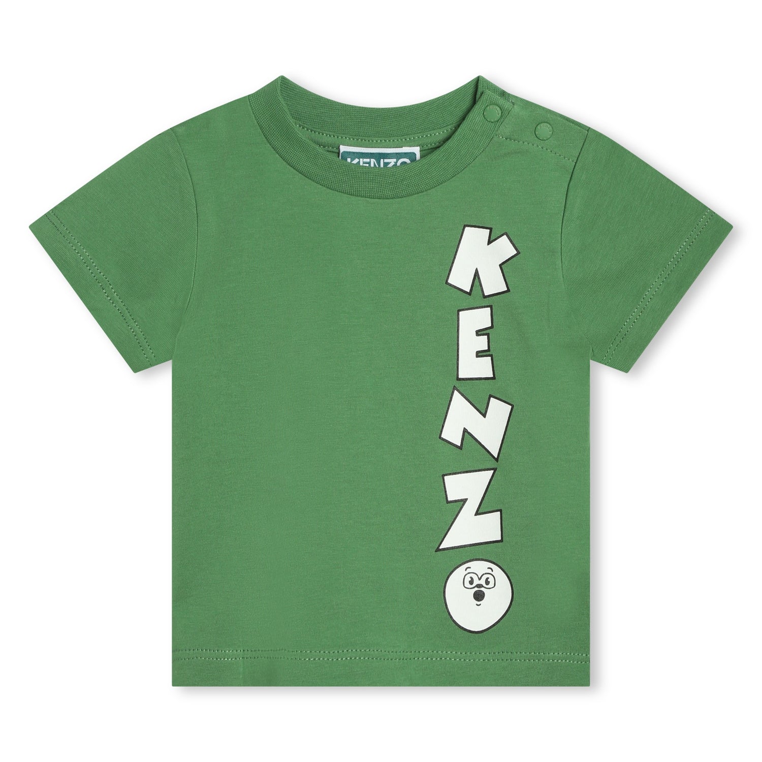Kenzo Green Logo Tee Shirt