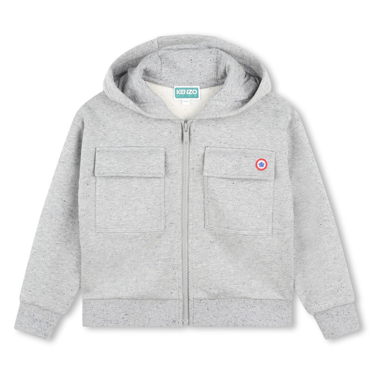 Kenzo Grey Zip UP Hoodie