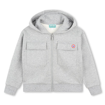 Kenzo Grey Zip UP Hoodie