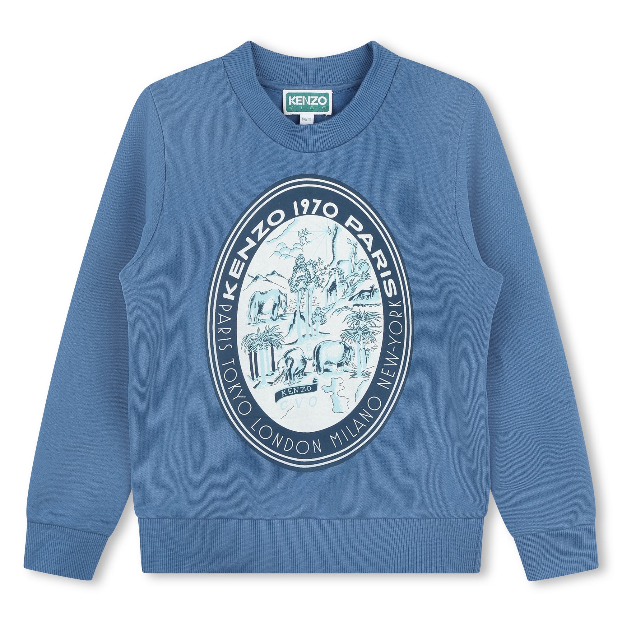 Kenzo Kids Blue hotsell Sweatshirt Size 6