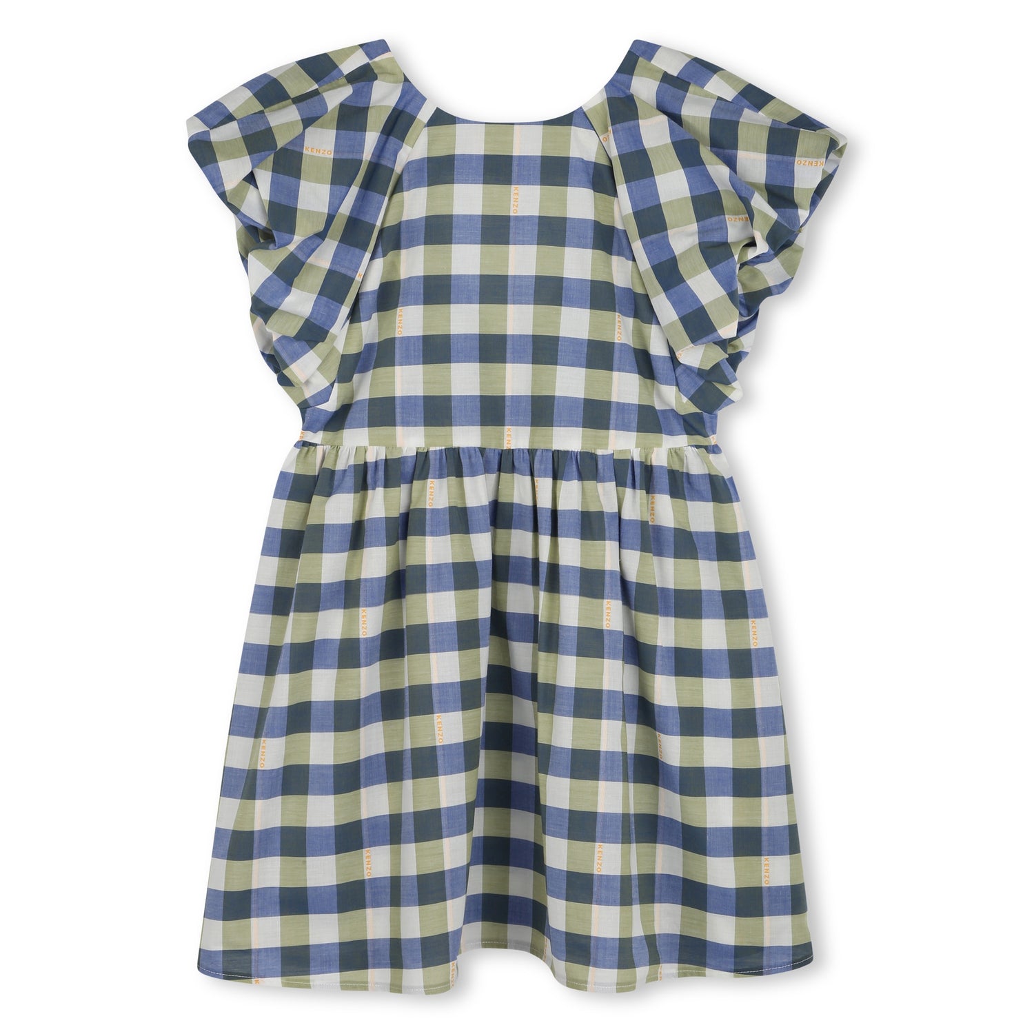 Kenzo Blue Check Dress