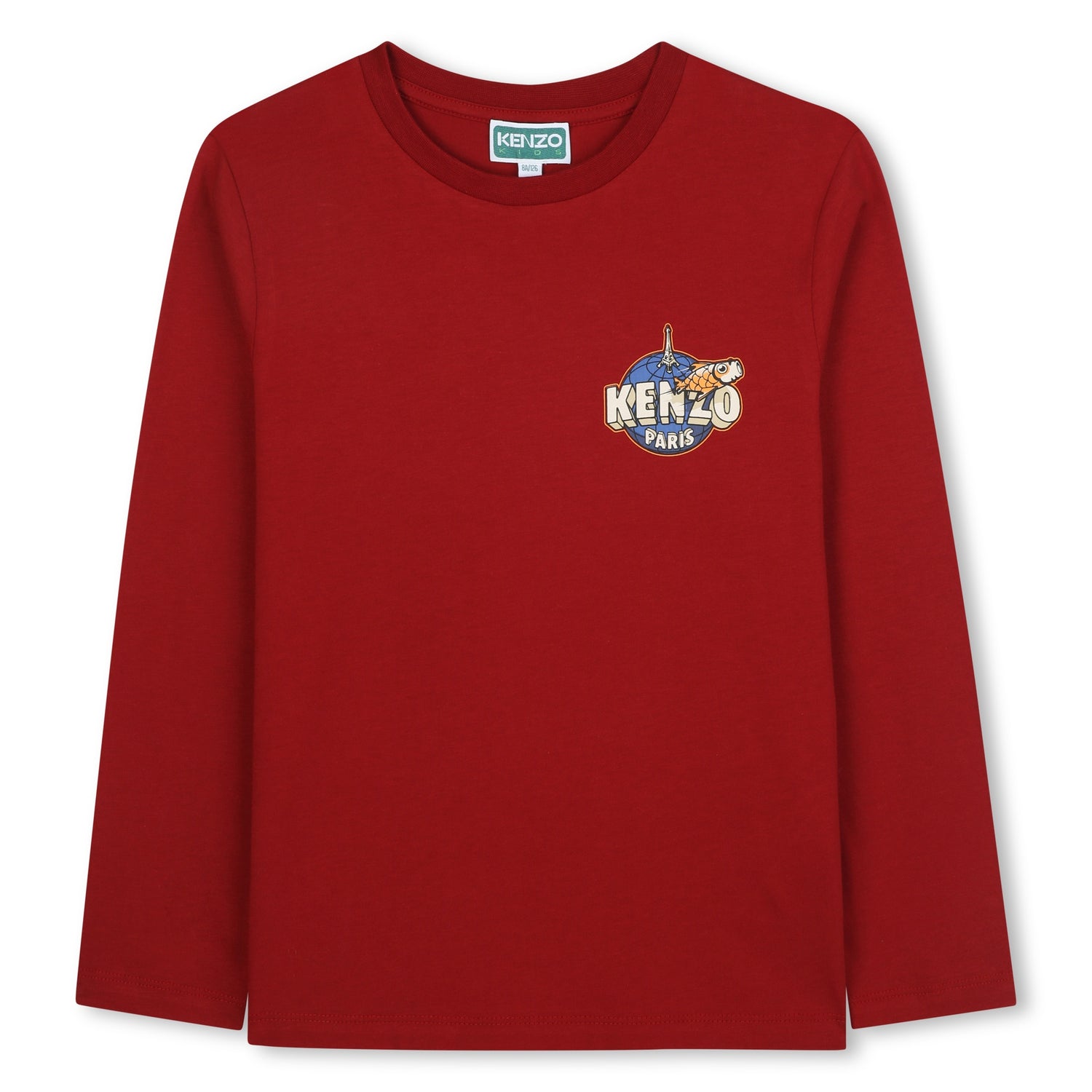 Kenzo Crimson Long Sleeve T-shirt