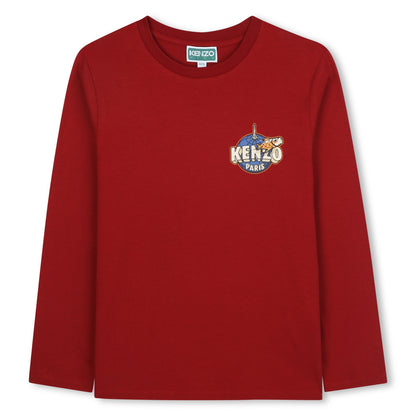 Kenzo Crimson Long Sleeve T-shirt