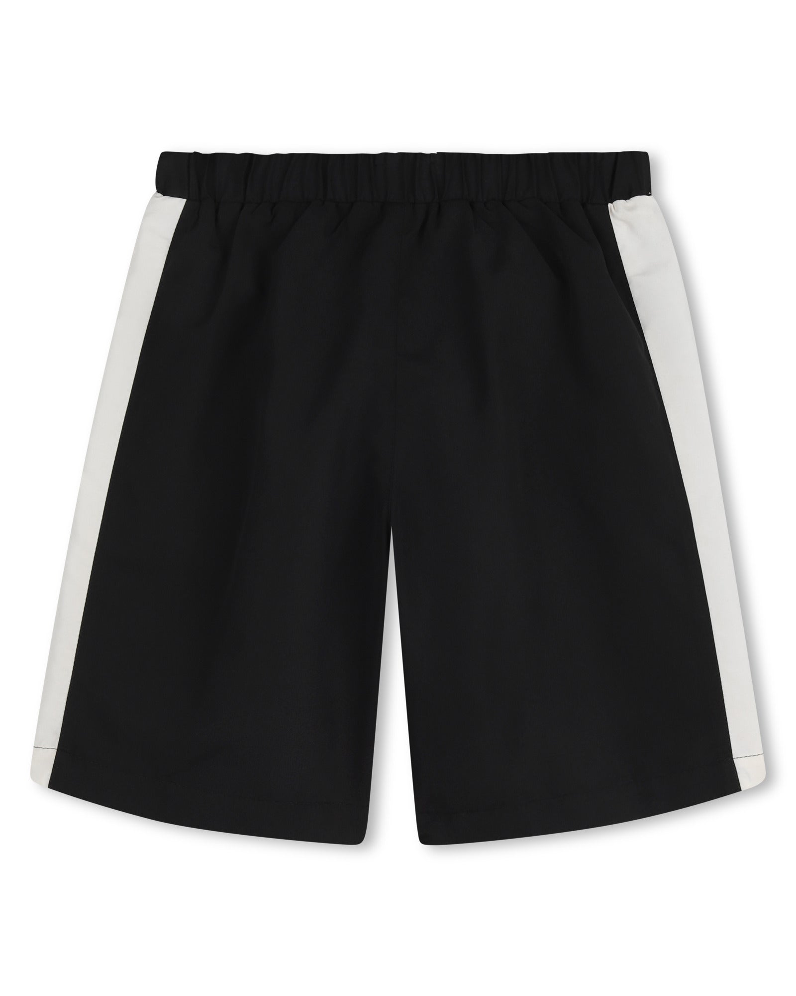 Kenzo Black Swim Short Rubber Label