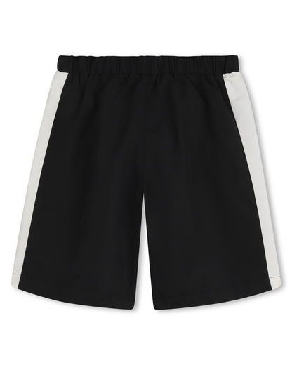 Kenzo Black Swim Short Rubber Label