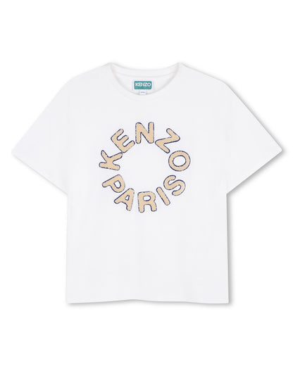 Kenzo Off White T-Shirt in Jersey