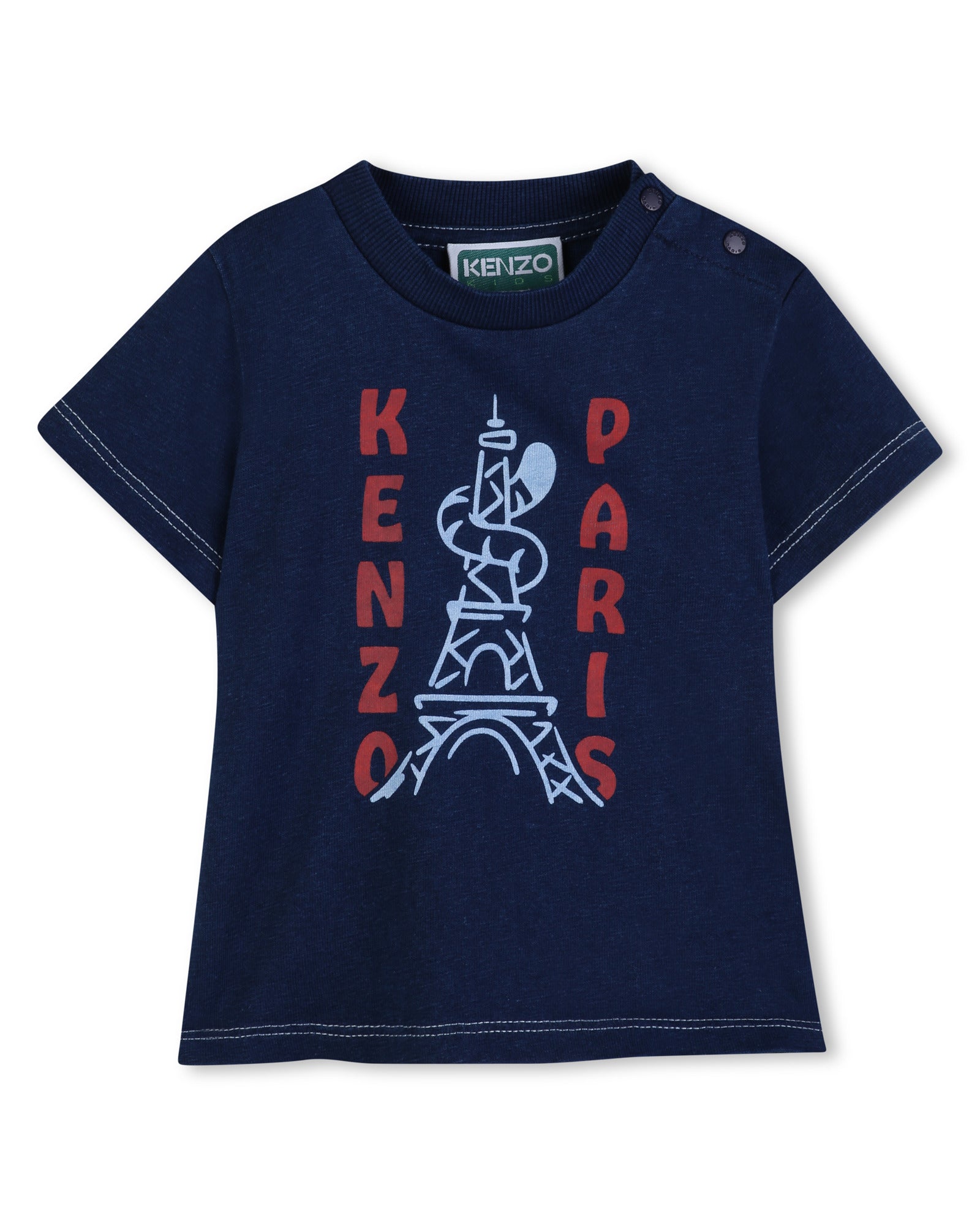 Kenzo Medieval Blue T-Shirt in Jersey