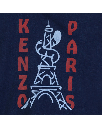Kenzo Medieval Blue T-Shirt in Jersey