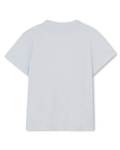 Kenzo Pale Blue T-Shirt in Jersey - Blue