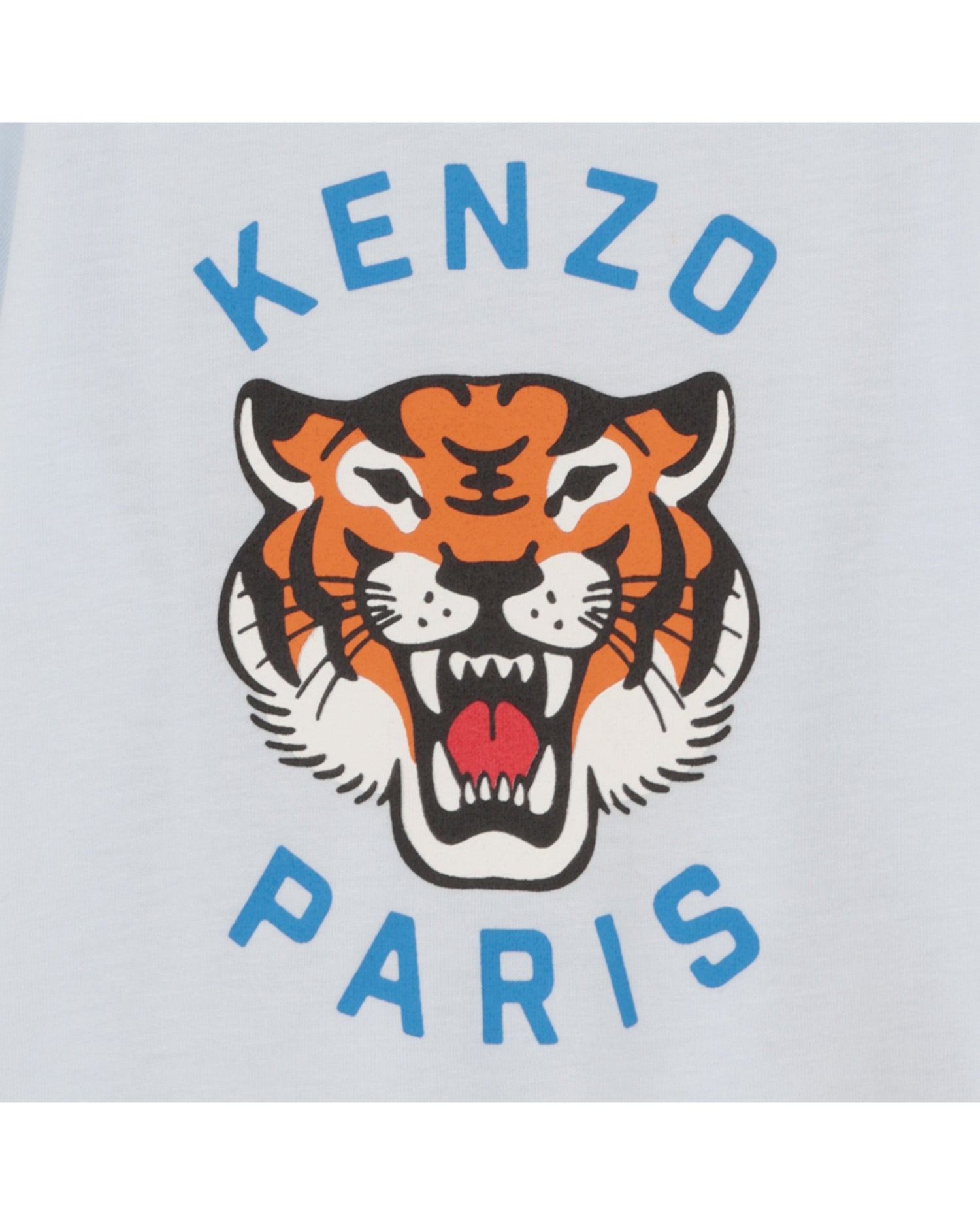 Kenzo Pale Blue T-Shirt in Jersey - Blue