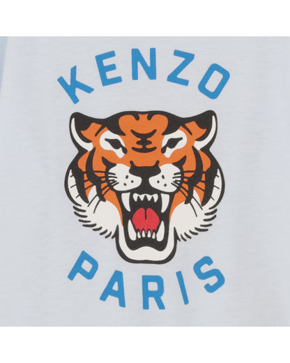 Kenzo Pale Blue T-Shirt in Jersey - Blue