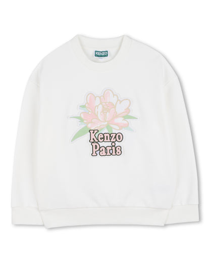 Kenzo Off-White Sweatshirt in French Terry
