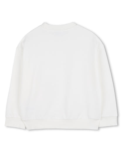 Kenzo Off-White Sweatshirt in French Terry