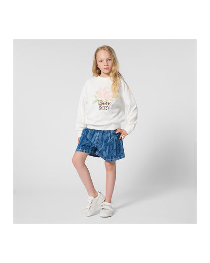 Kenzo Off-White Sweatshirt in French Terry
