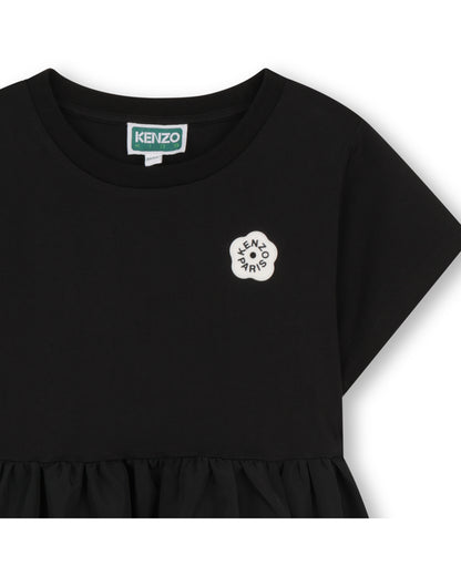 Kenzo Black High-Low Dress