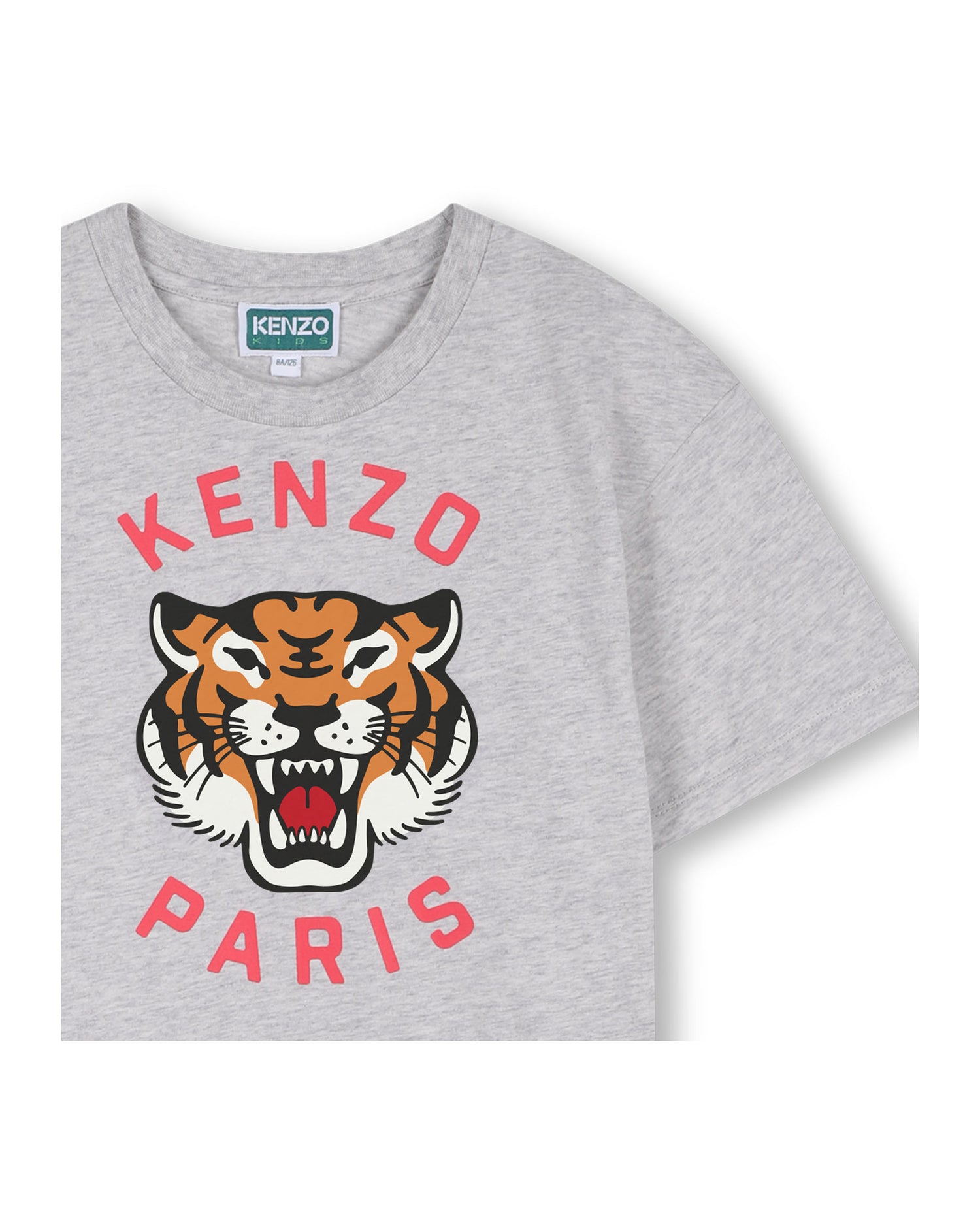 Kenzo Kids - Printed Dress - Light Heather Gray - Girl