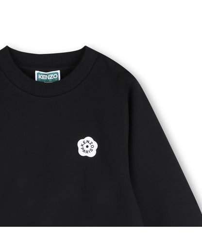 Kenzo Black Sweatshirt in French Terry