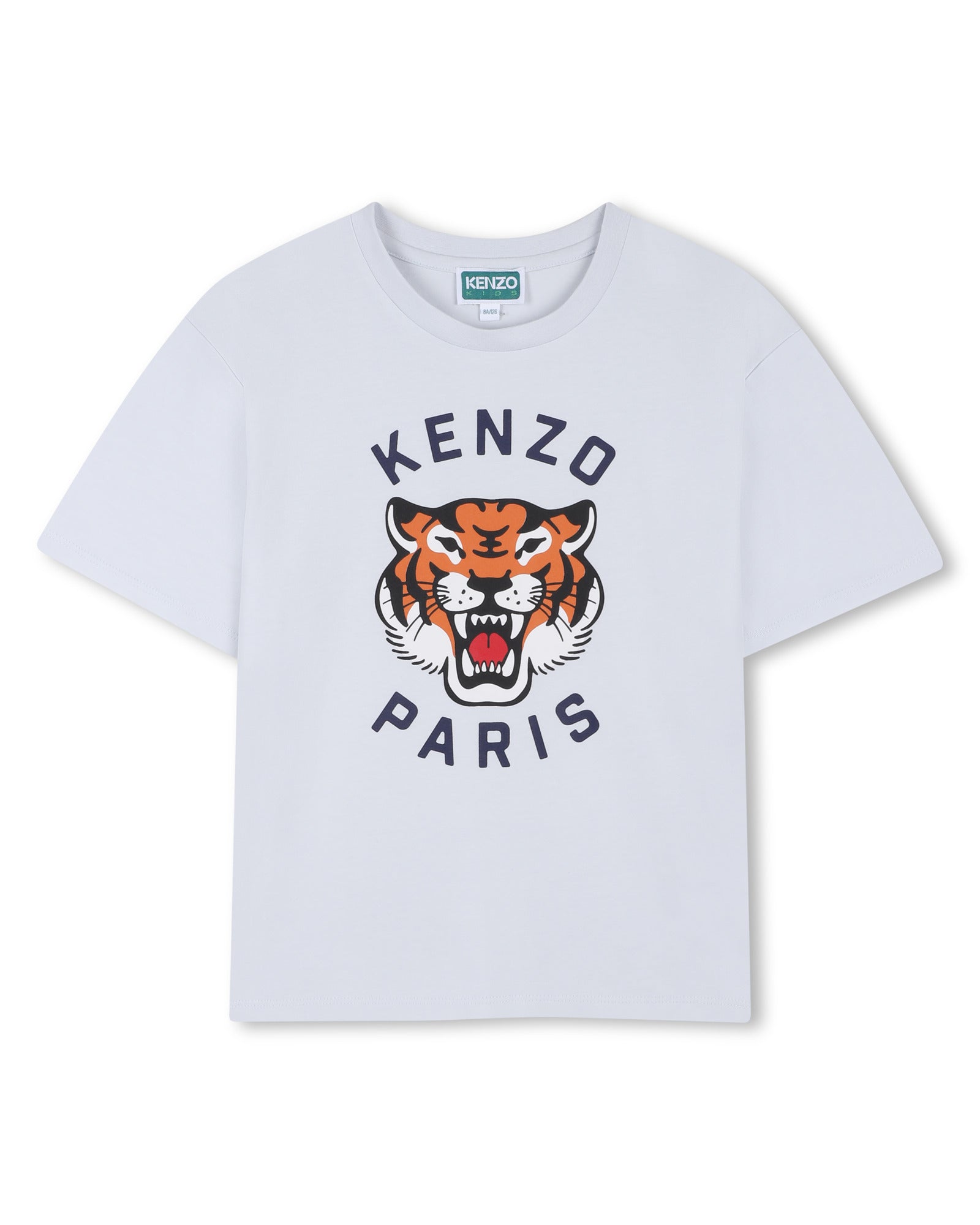 Kenzo Pale Blue T-Shirt in Jersey - Navy