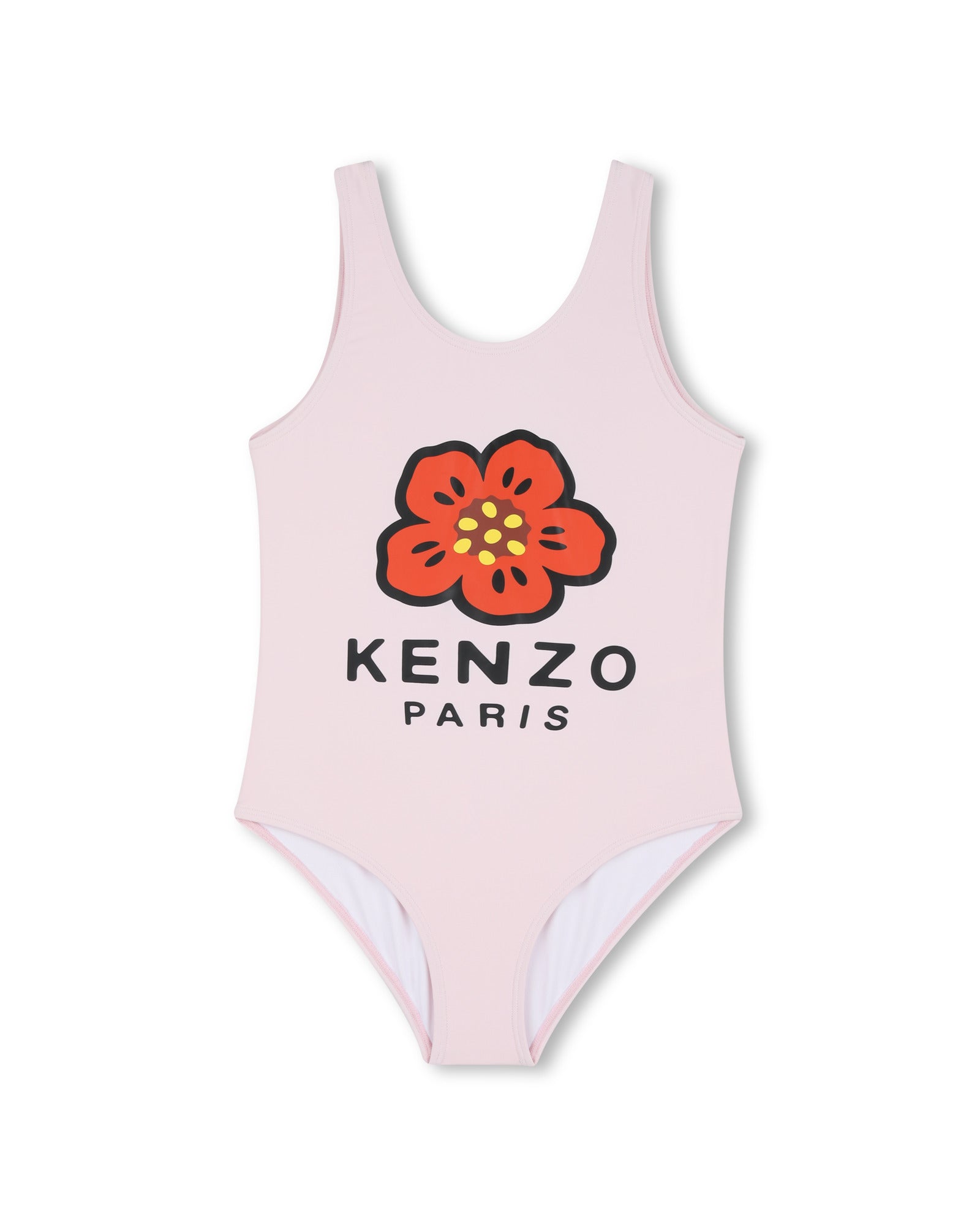 Kenzo Pale Pink One-Piece Swim Suit