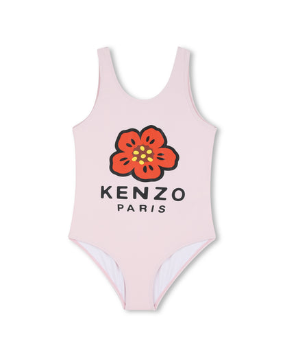 Kenzo Pale Pink One-Piece Swim Suit