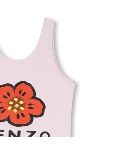 Kenzo Pale Pink One-Piece Swim Suit