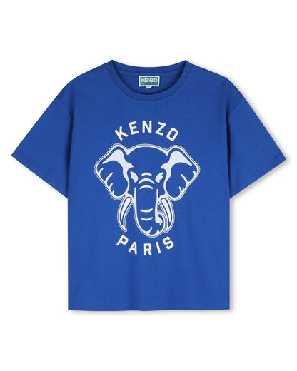 Kenzo Electric Blue T-Shirt in Jersey