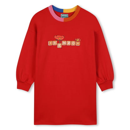 Kenzo Girls Bright Red Dress