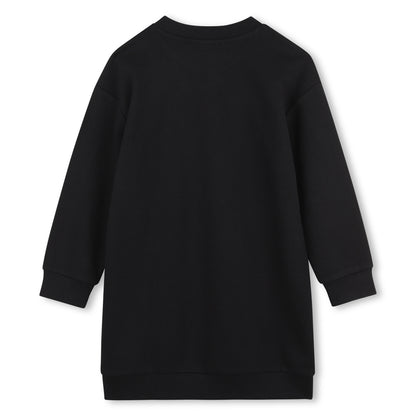 Kenzo Girls Black Sweatshirt Dress