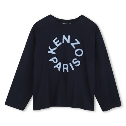 Kenzo Girls Navy T-Shirt