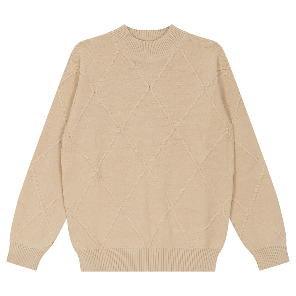 Blumint Cream Embossed Sweater