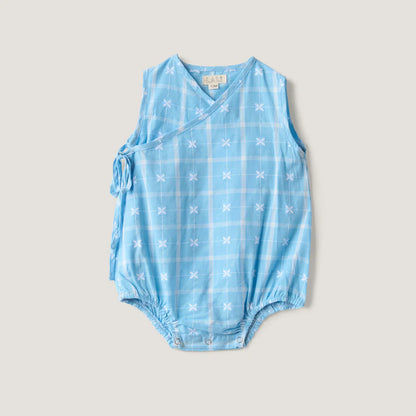 Lali Kids Vintage Blue Wrap Onesie