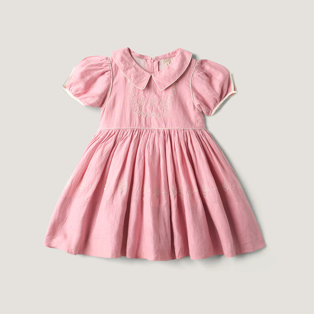 Lali Kids Peony Pink Maragold Dress