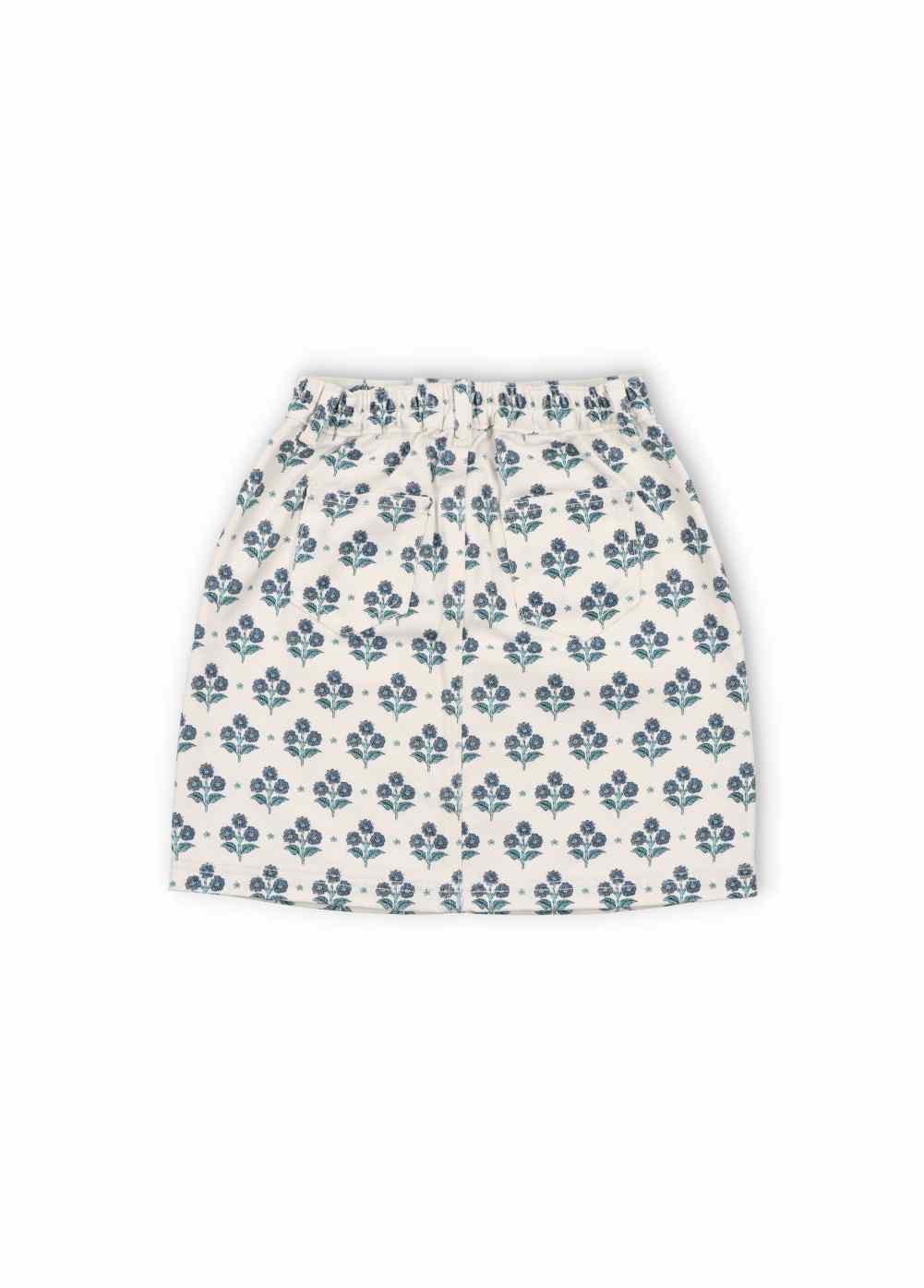 The New Society Hyacinth Print Leros Skirt