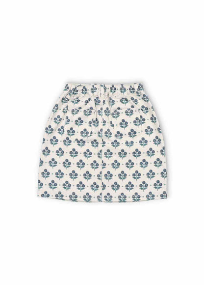 The New Society Hyacinth Print Leros Skirt
