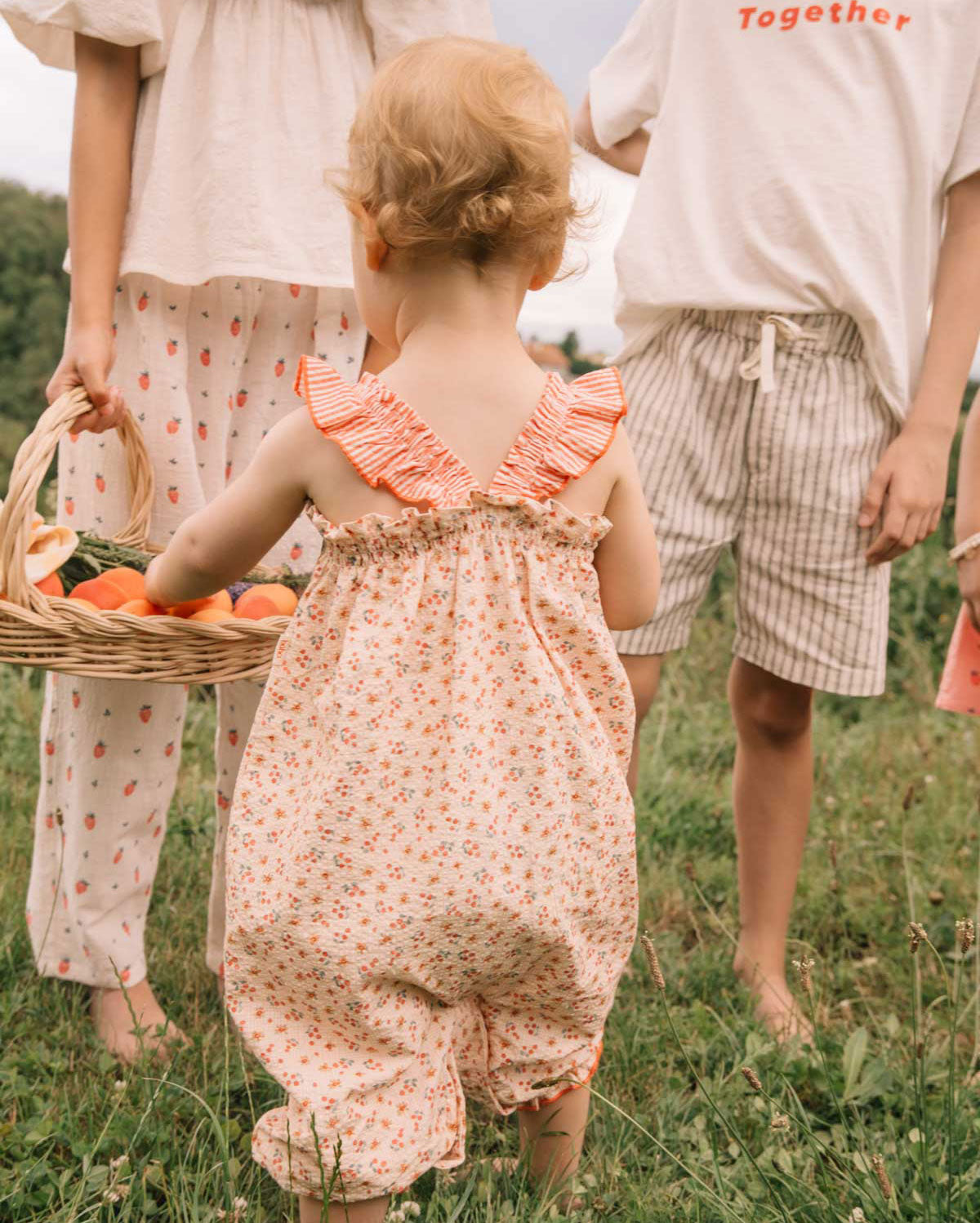 Buho Coral Picnic Jumpsuit