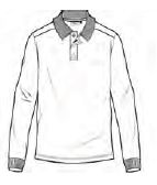 Hugo White Long Sleeve Polo