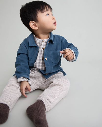Buho Baby Grey Vichy Shirt