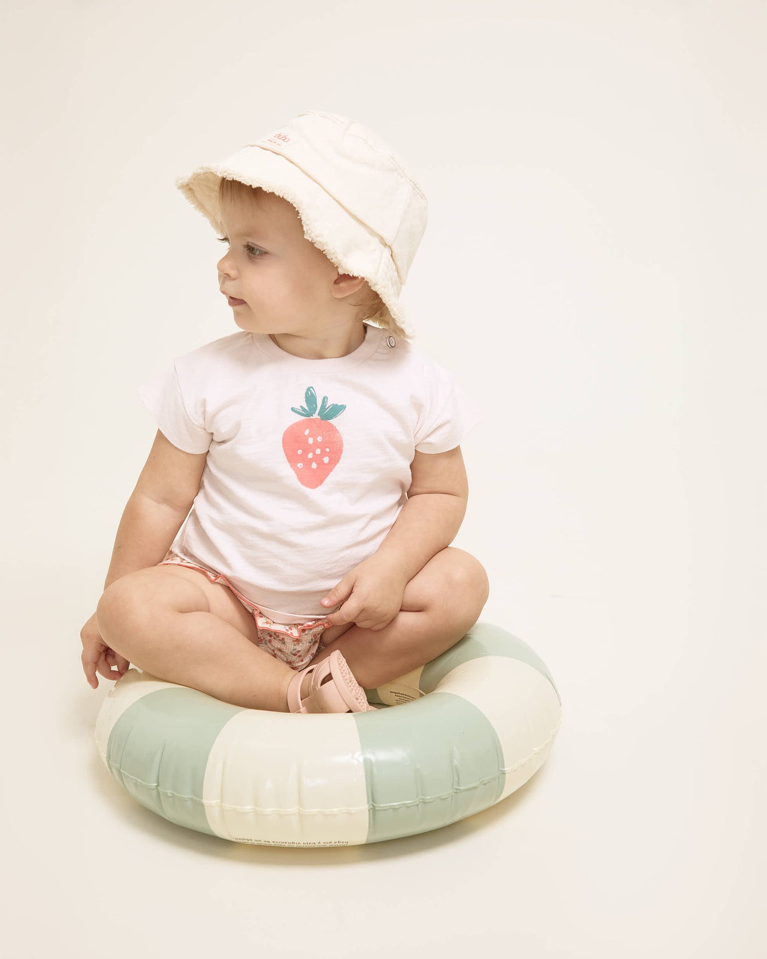 Buho Baby Cream Pink Fresa T-Shirt