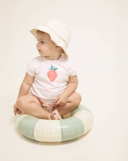 Buho Baby Cream Pink Fresa T-Shirt