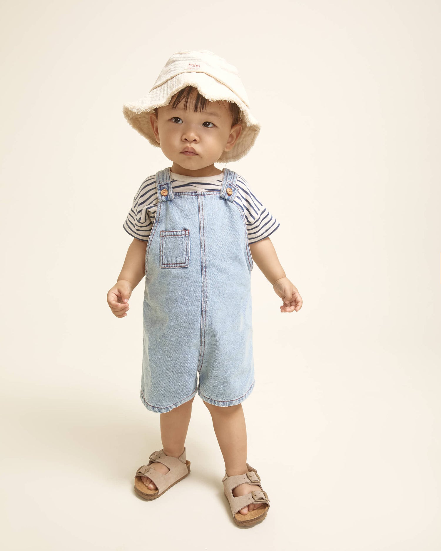 Buho Denim Bleach Dungaree