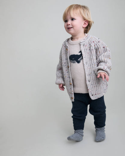 Buho Baby Whale Soft Knit Legging