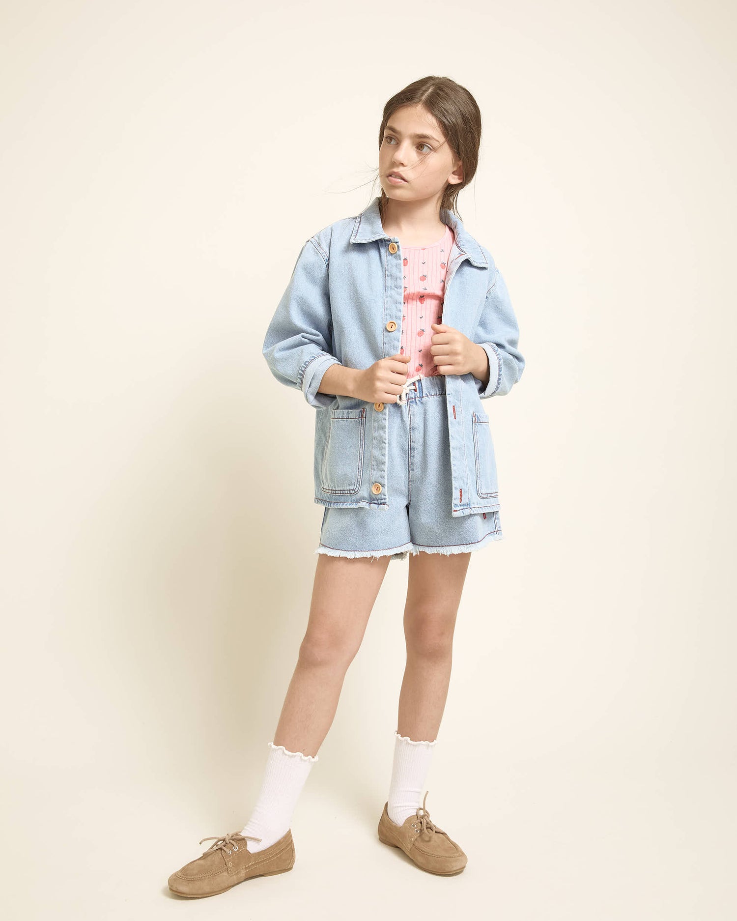 Buho Denim Beach Shorts